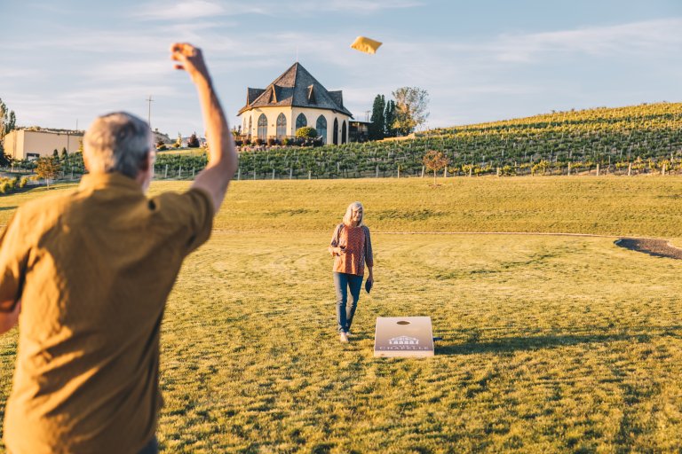 Sawtooth Winery (looking at Ste. Chapelle Winery), near Caldwell. Photo Credit: Visit Idaho